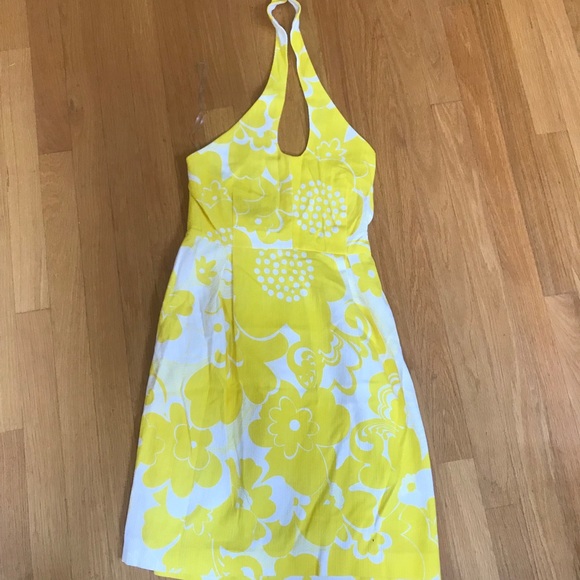 tara jarmon yellow dress